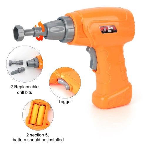 Arkmiido 12 in 1 Puzzle Toy, 282 PCS Construction Building Electric Drill Set, Creative Puzzles Assembly 3D DIY Toy, - Toytexx Arkmiido 12 in 1 Puzzle Toy, 282 PCS Construction Building Electric Drill Set, Creative Puzzles Assembly 3D DIY Toy, - Toytexx